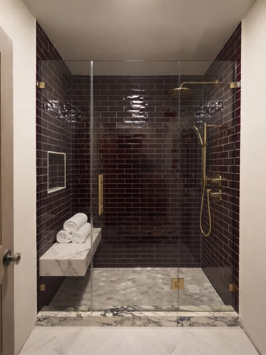 Elegant luxury bathroom upgrade by Bath & Backsplash LLC
